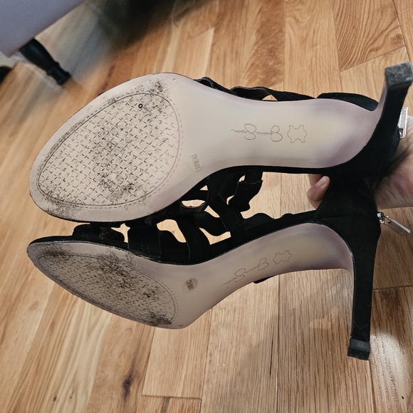 GENUINE SUEDE JESSICA SIMPSON HEELS SIZE 10 - Picture 7 of 8